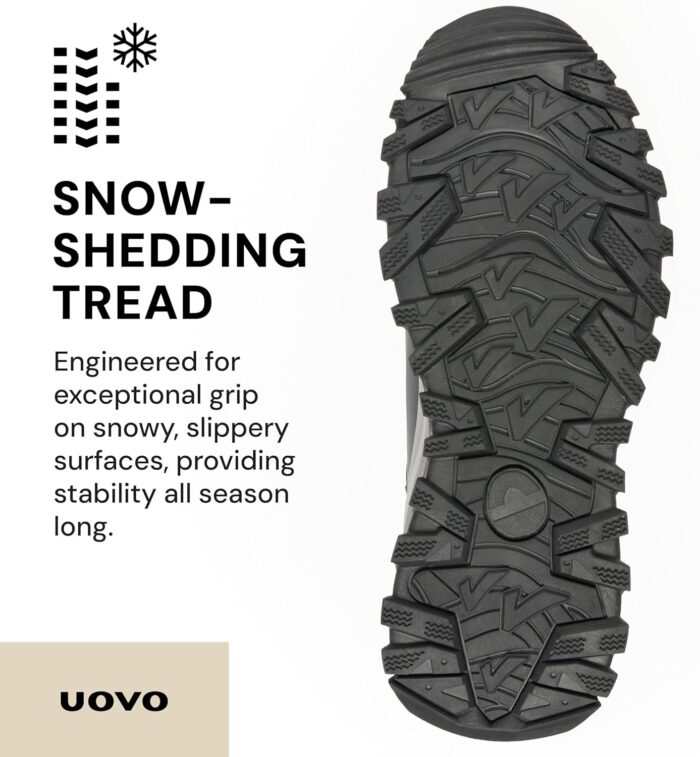 UOVO Men’s Winter Boot, Waterproof Leather - Image 5