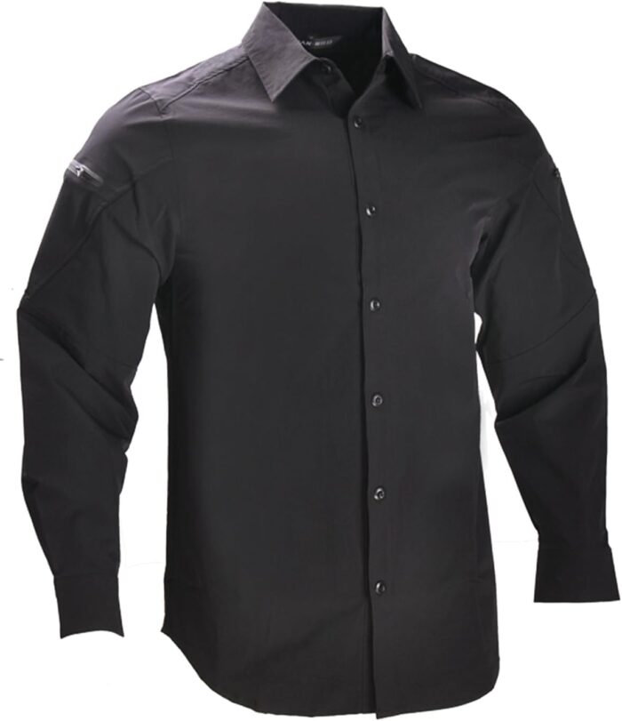 Men's Tactical Shirt Fishing Shirts Long Sleeve Sun Protection Breathable Quick Dry Work Shirt for Hiking