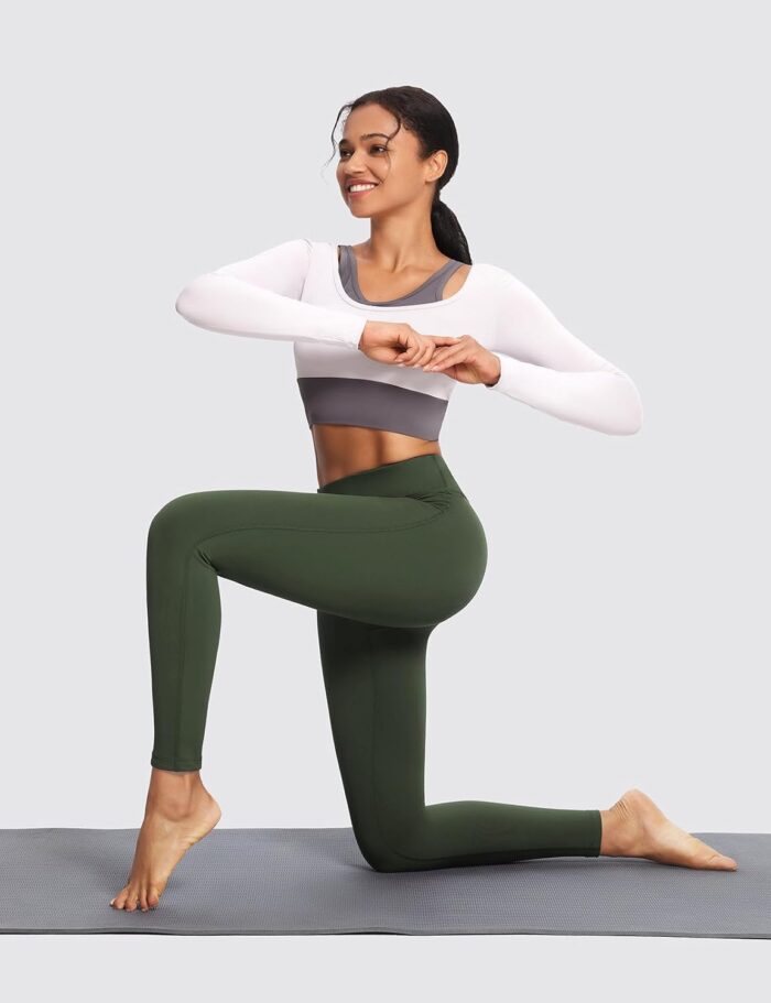 BALEAF Women's Fleece Lined Leggings Thermal Warm Winter Tights High Waisted Yoga Pants Cold Weather with Pockets - Image 7