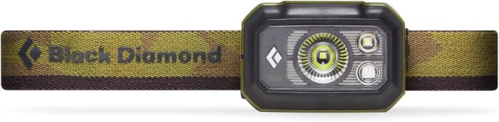 BLACK DIAMOND Storm 400 LED Headlamp (Camouflage) Dimmable and Waterproof Headlamp for Camping, Hiking, Running, with Red Light Headlamp Mode - Image 4