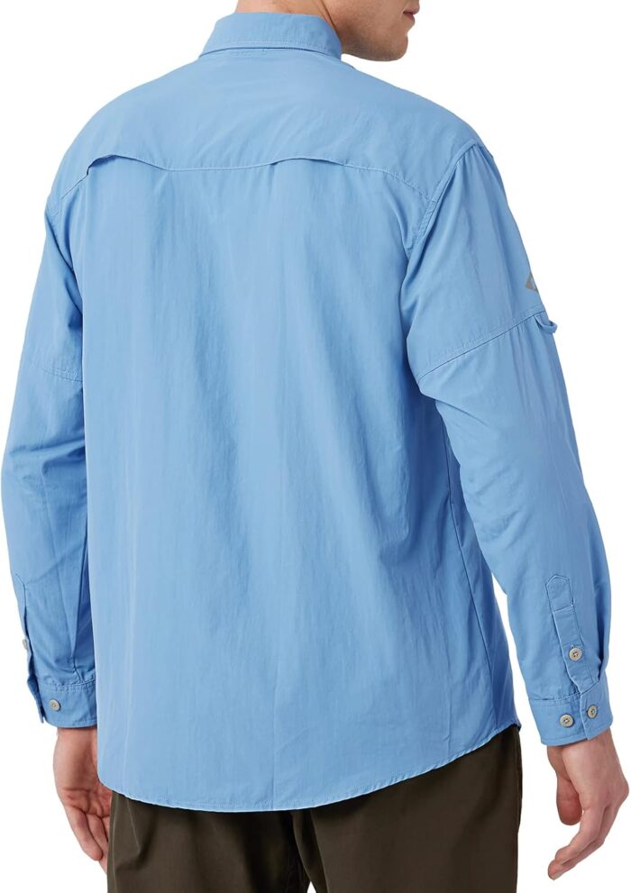 NAVISKIN Men's Sun Protection Fishing Shirts UPF 50+ Long Sleeve Sun Shirts for Men PFG Hiking Travel Camping - Image 3