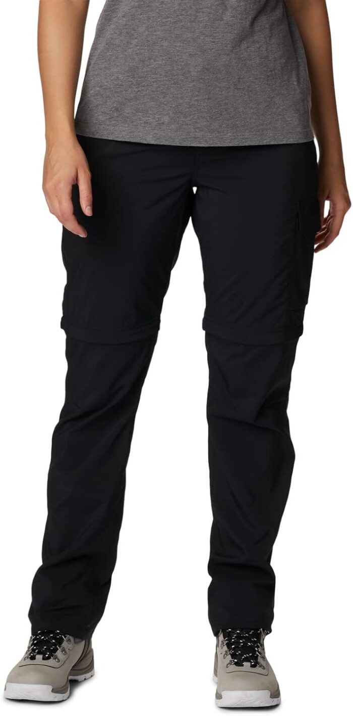 Columbia Women's Silver Ridge Utility Convertible Pant, Black, 14