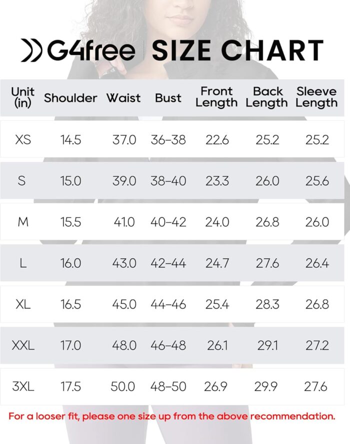 G4Free Womens UPF 50+ Sun Shirts Lightweight Golf Shirts Quick Dry Half Zip Workout Tops Running Hiking - Image 6