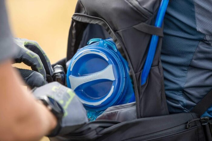 CamelBak Crux 1.5-Liter Water Reservoir - Hydration Bladder - Faster Water Flow Rate - Leak-Proof Water Bladder - Ergonomic Shape - Big Bite Valve - BPA-Free - 50oz, Blue - Image 4