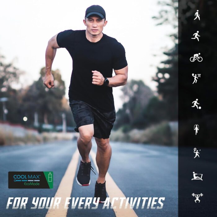 BRISIRA Cooling Workout T Shirts Men Lightweight Short Sleeve Quick Dry Fit Performance Gym Tees Moisture Wicking Athletic - Image 5