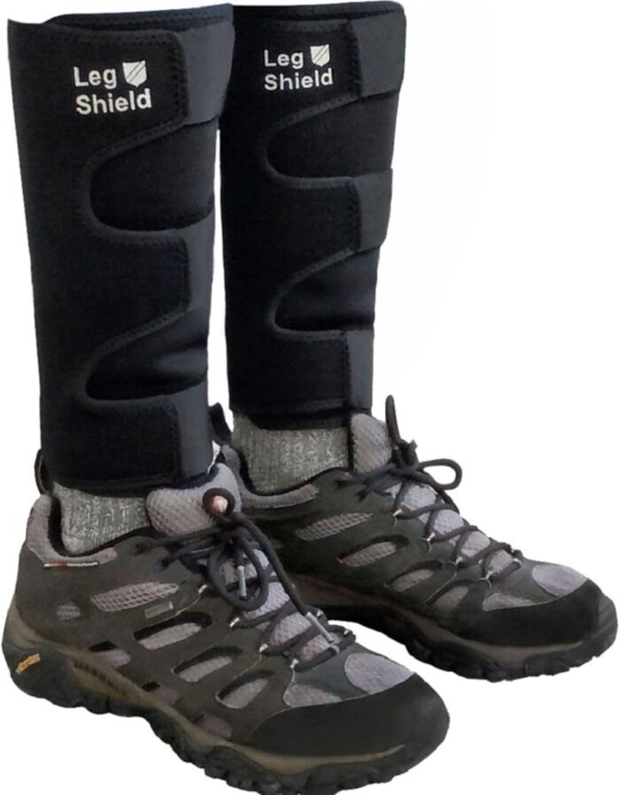 Leg Gaiters - Hook and Loop Design - Lower Leg Protection for Mountain Biking, Yard Work, Thin Skin, Outdoors, and General Shin/Calf Protection - Neoprene (Pair)