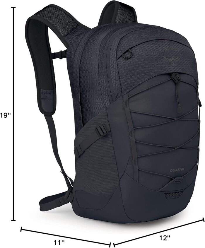 Osprey Quasar Commuter Backpack, Black - Image 3