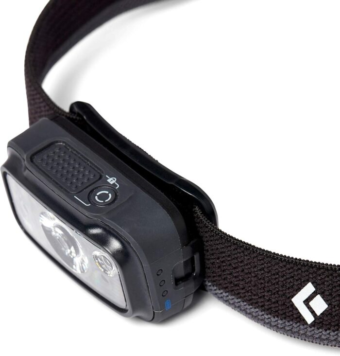 BLACK DIAMOND Spot 350 LED Headlamp (Graphite) - Waterproof and Dimmable Headlamp for Camping, Hiking, Running, with Red Light Headlamp Mode - Image 4