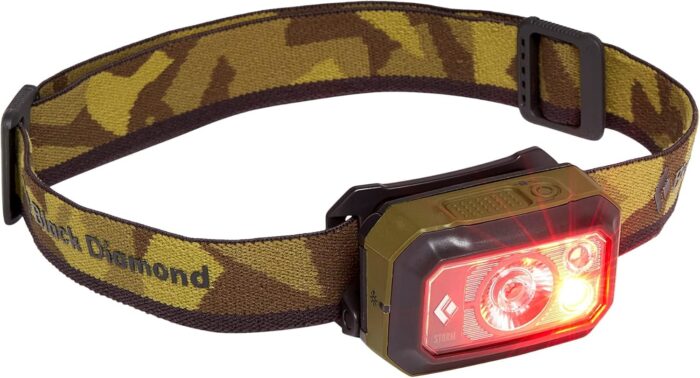 BLACK DIAMOND Storm 400 LED Headlamp (Camouflage) Dimmable and Waterproof Headlamp for Camping, Hiking, Running, with Red Light Headlamp Mode - Image 3