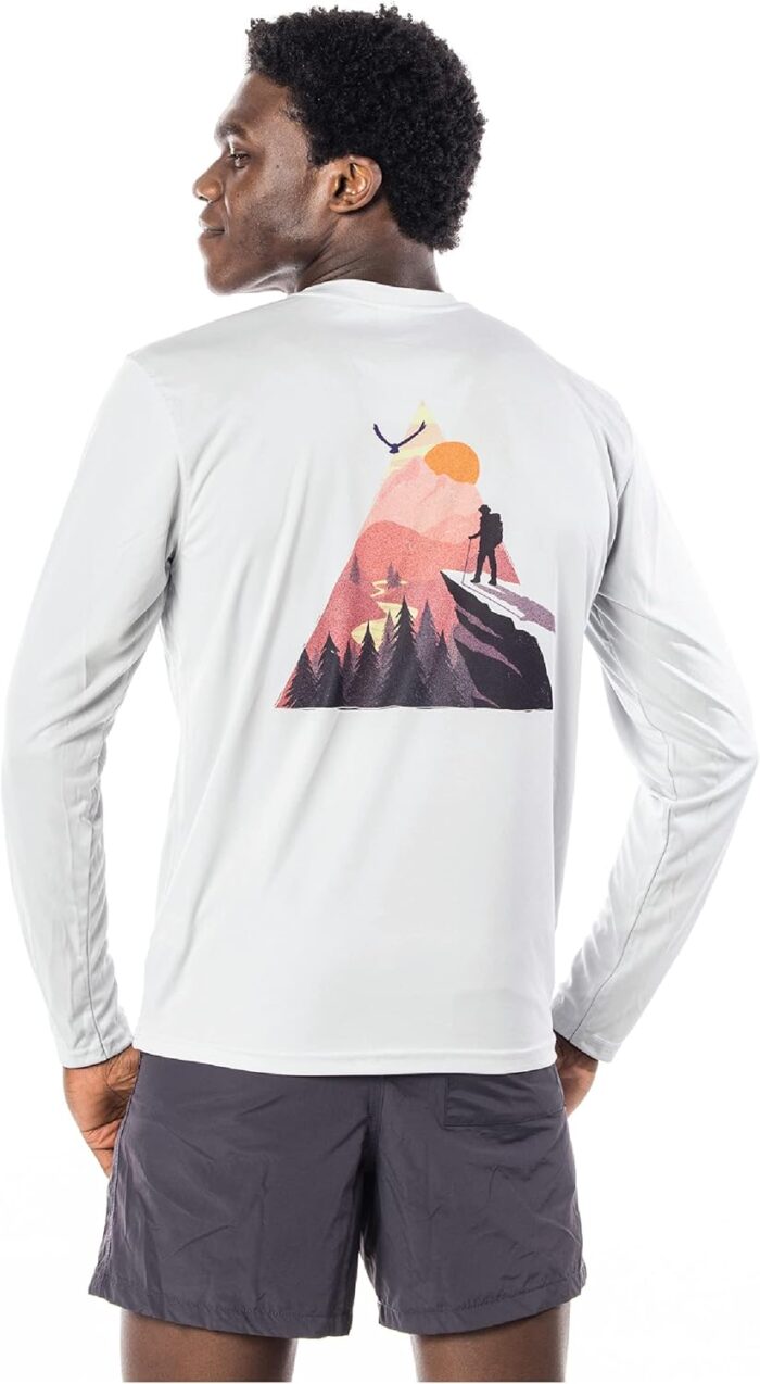 Vapor Apparel Men’s UPF 50+ UV The Hiker Graphic T-Shirt