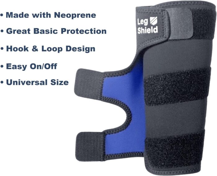 Leg Gaiters - Hook and Loop Design - Lower Leg Protection for Mountain Biking, Yard Work, Thin Skin, Outdoors, and General Shin/Calf Protection - Neoprene (Pair) - Image 2
