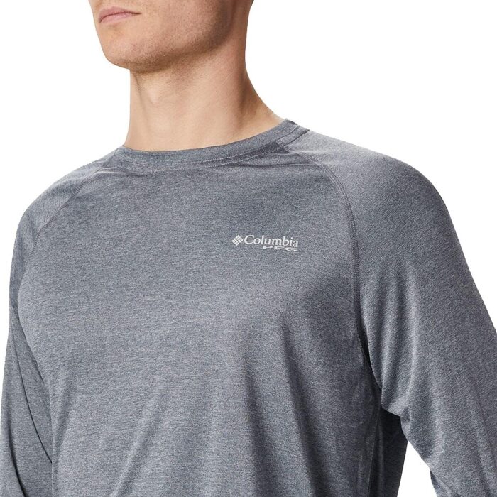 Columbia Men's Terminal Tackle Heather Long Sleeve Shirt - Image 6