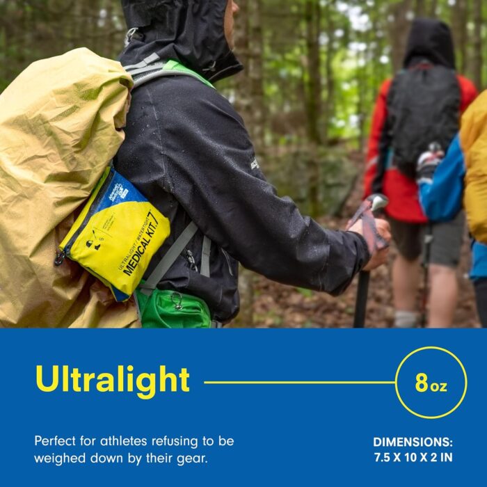 Adventure Medical Kits Ultralight & Watertight Medical Kit .7 - Waterproof Multi-Sport First Aid Kit - Lightweight Medical Kit Includes Bandages, Moleskin, Medication & More - Image 3