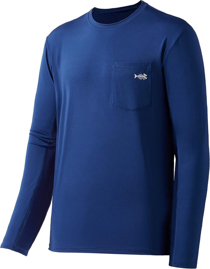 BASSDASH Men’s UPF 50+ Performance Long Sleeve T-Shirt UV Sun Protection Fishing Hiking Sports Shirts