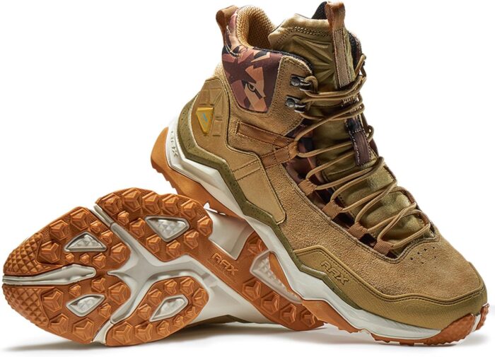 RAX Men's Wild Wolf Mid Venture Waterproof Lightweight Hiking Boots - Image 4