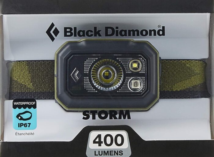 BLACK DIAMOND Storm 400 LED Headlamp (Camouflage) Dimmable and Waterproof Headlamp for Camping, Hiking, Running, with Red Light Headlamp Mode - Image 2