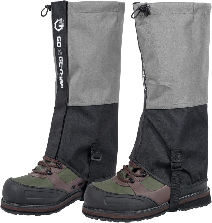 Leg Gaiters – Waterproof and Adjustable Snow Boot Gaiters for Hiking, Walking, Hunting, Mountain Climbing and Snowshoeing