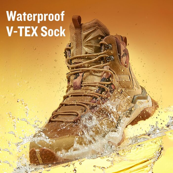 RAX Men's Wild Wolf Mid Venture Waterproof Lightweight Hiking Boots - Image 8