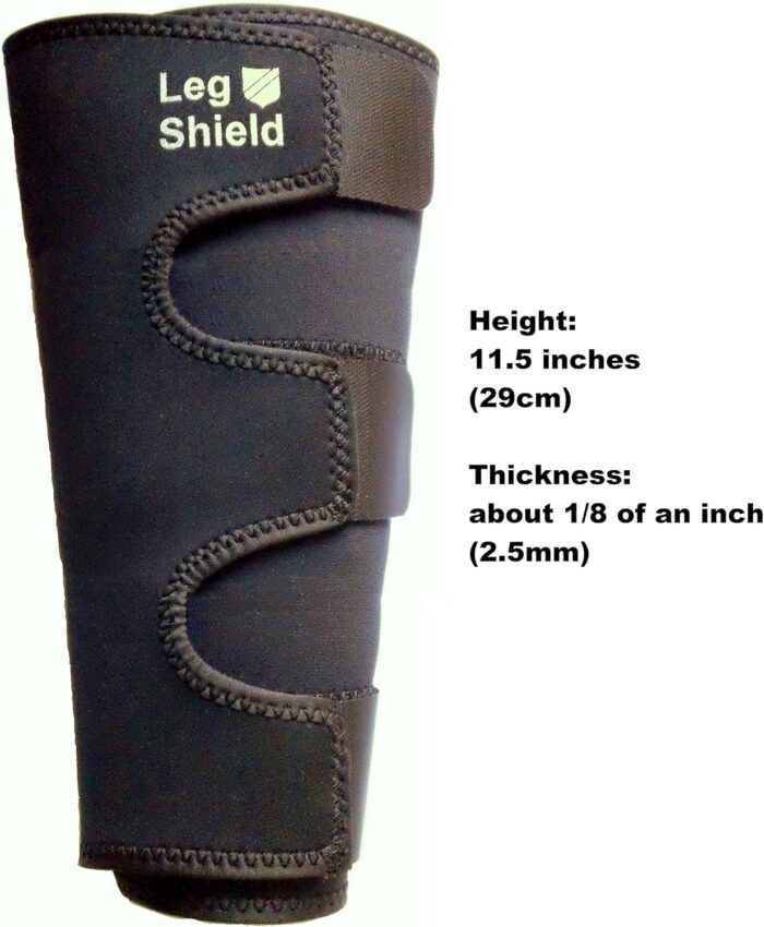 Leg Gaiters - Hook and Loop Design - Lower Leg Protection for Mountain Biking, Yard Work, Thin Skin, Outdoors, and General Shin/Calf Protection - Neoprene (Pair) - Image 3