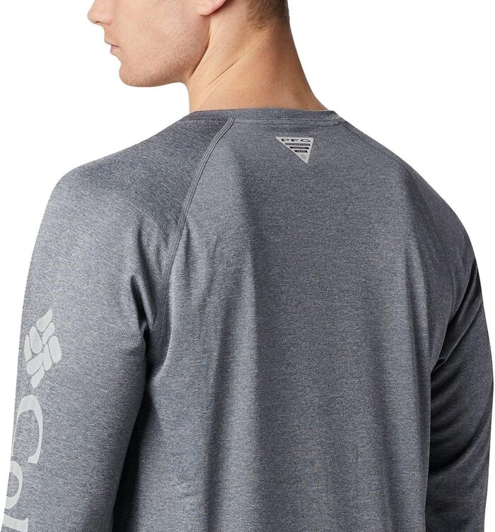 Columbia Men's Terminal Tackle Heather Long Sleeve Shirt - Image 4