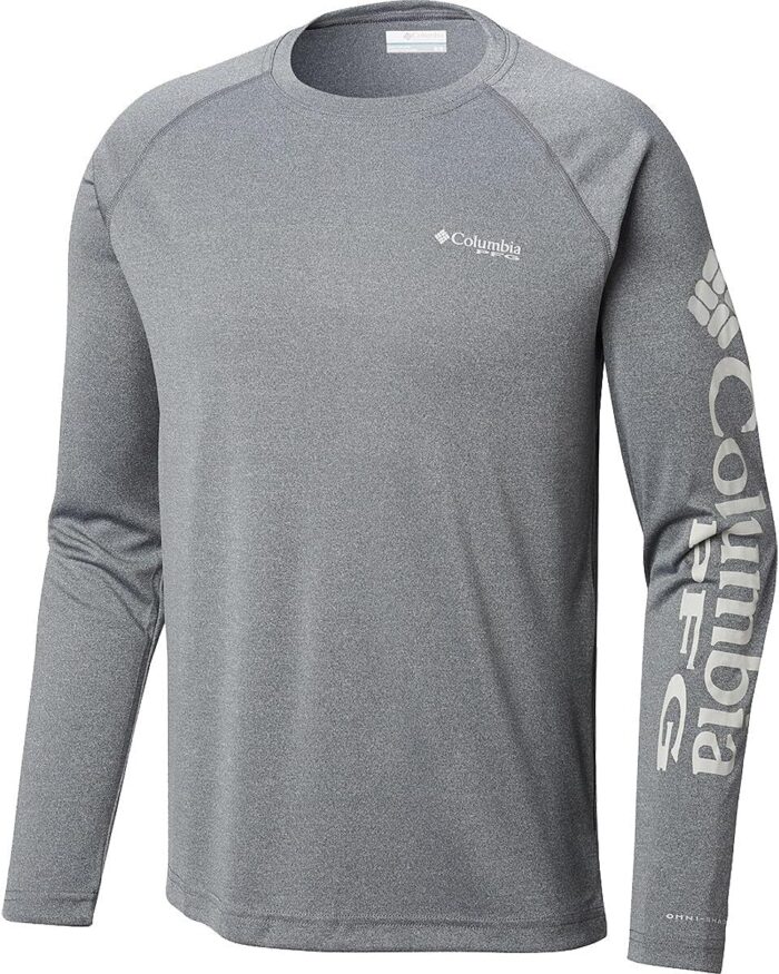 Columbia Men's Terminal Tackle Heather Long Sleeve Shirt - Image 3